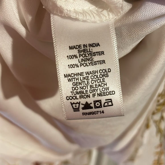 NWOT 1. State Sleeveless Halter Tiered Florals Mini Dress - Picture 9 of 9